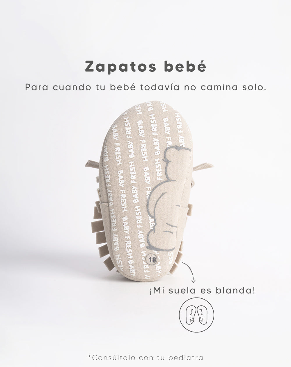 Zapatos loafer beige