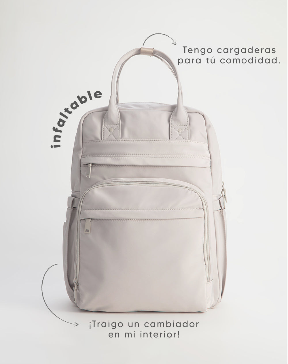 Pañalera gris