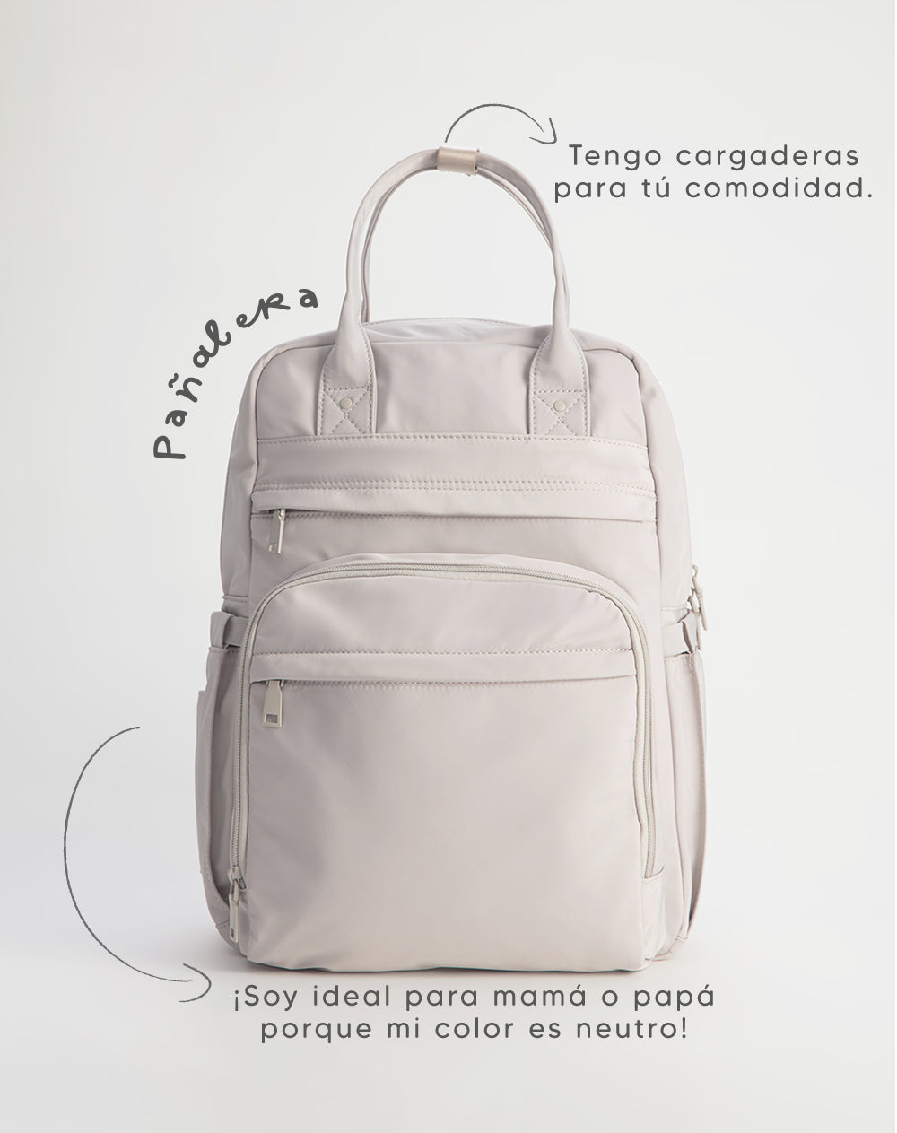 Pañalera gris