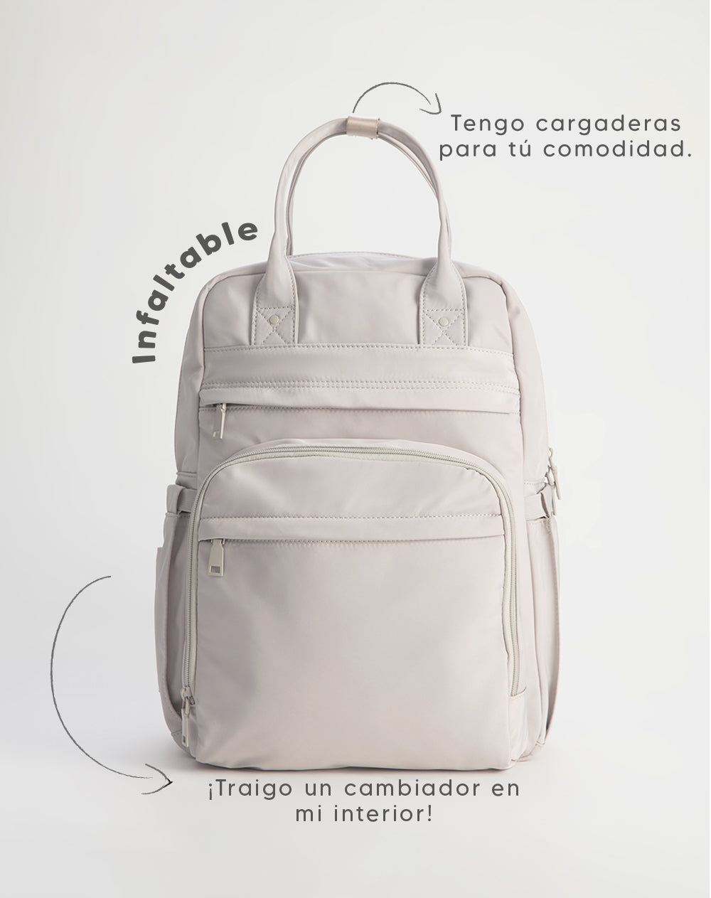 Pañalera gris