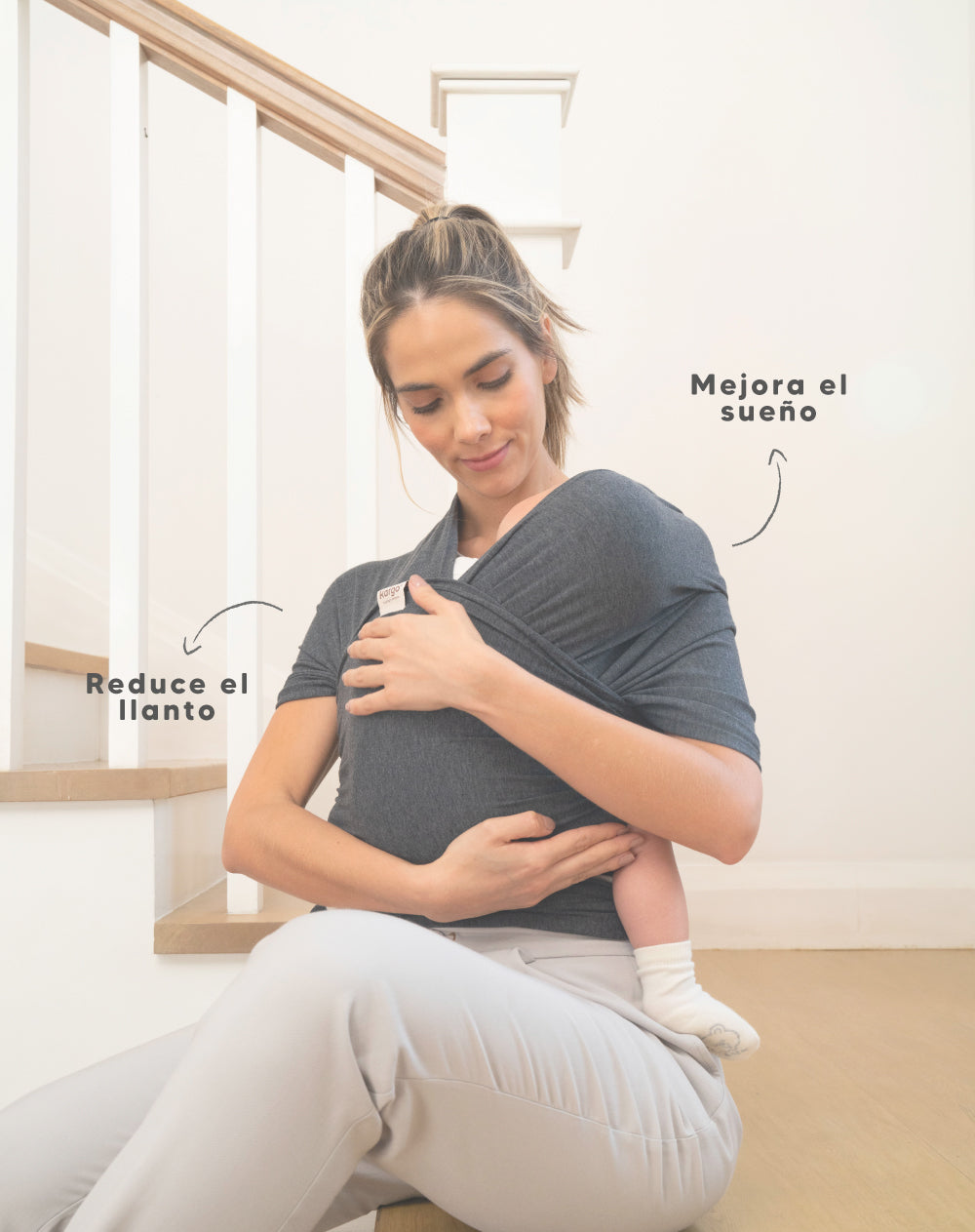 Fular para bebés suave y ajustable