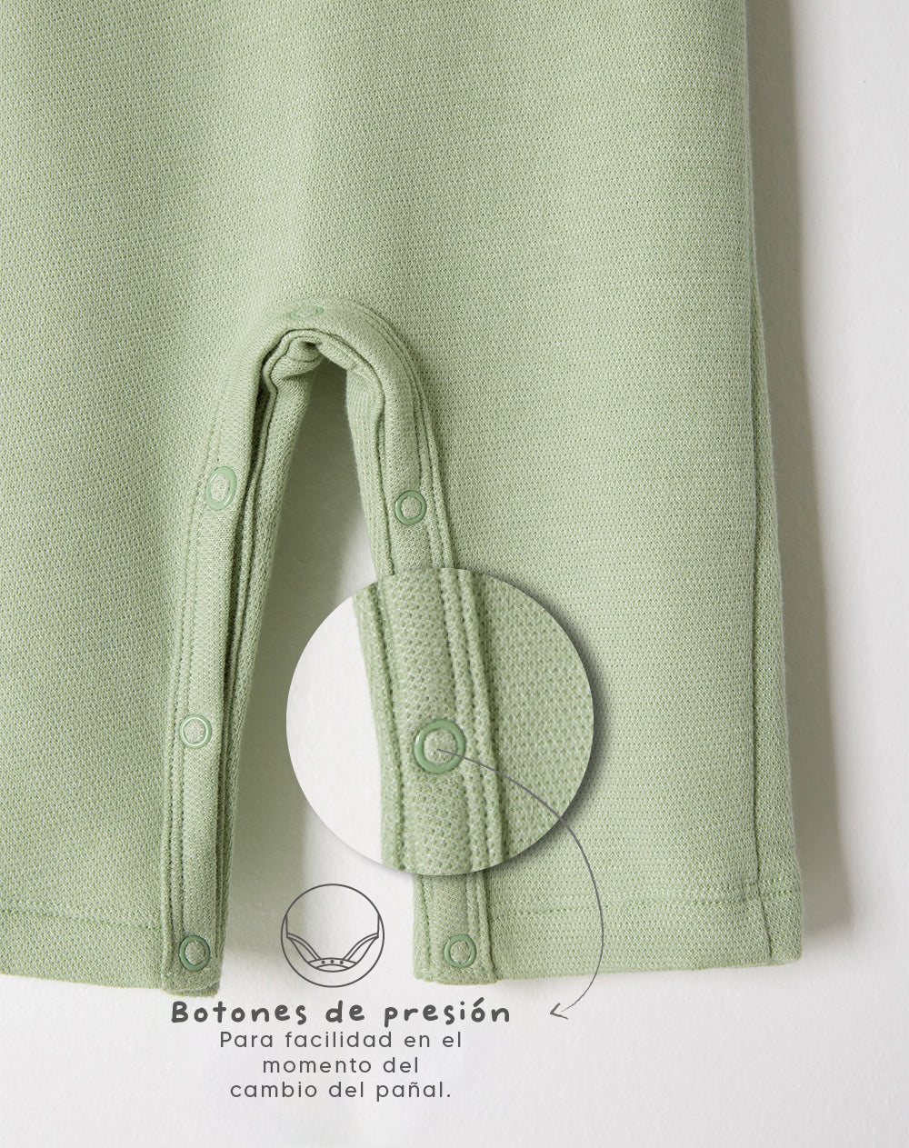 Conjunto camiseta + overol verde