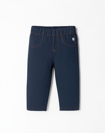 Pantalón tiro medio azul
