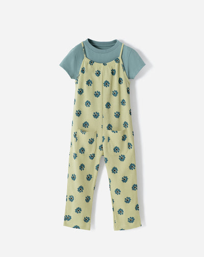 Conjunto camiseta + enterizo niña