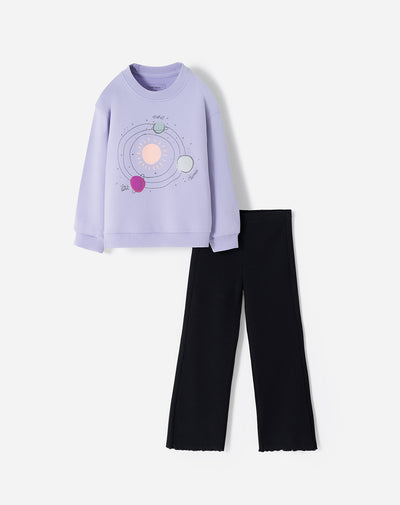 Conjunto camibuzo + pantalón niña