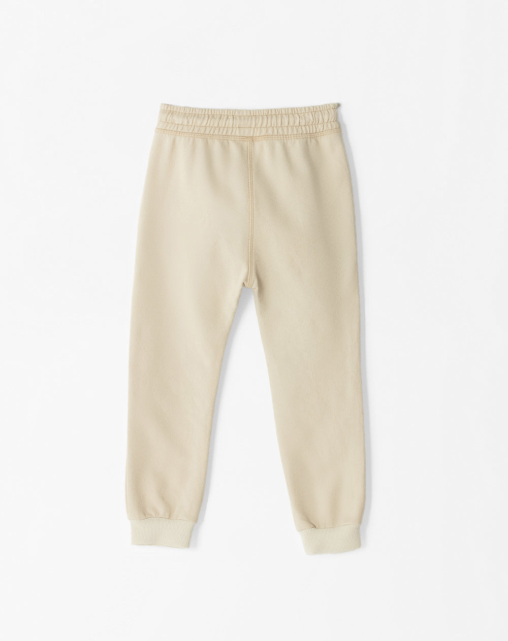 Jogger regular fit tiro medio arena