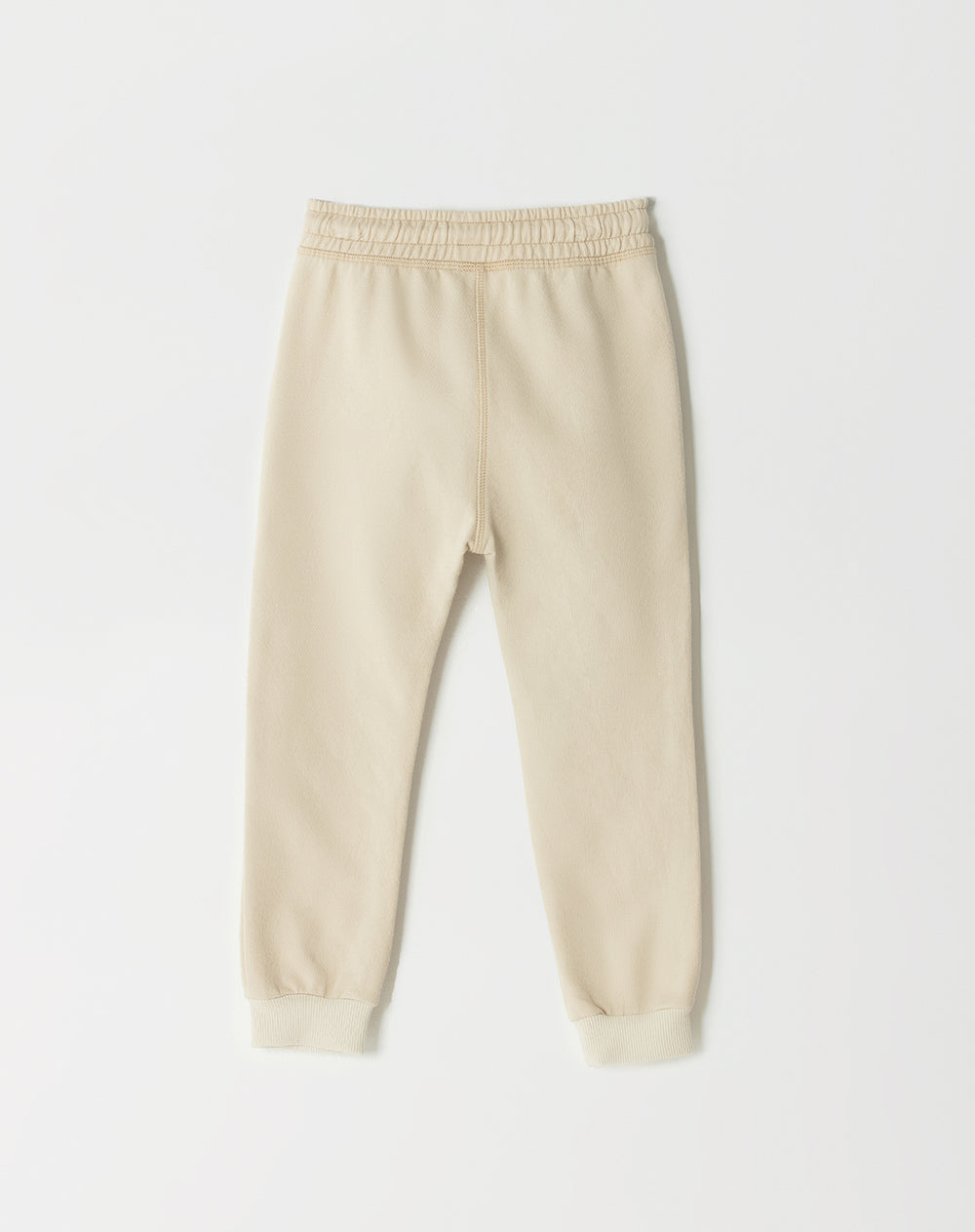 Jogger regular fit tiro medio arena