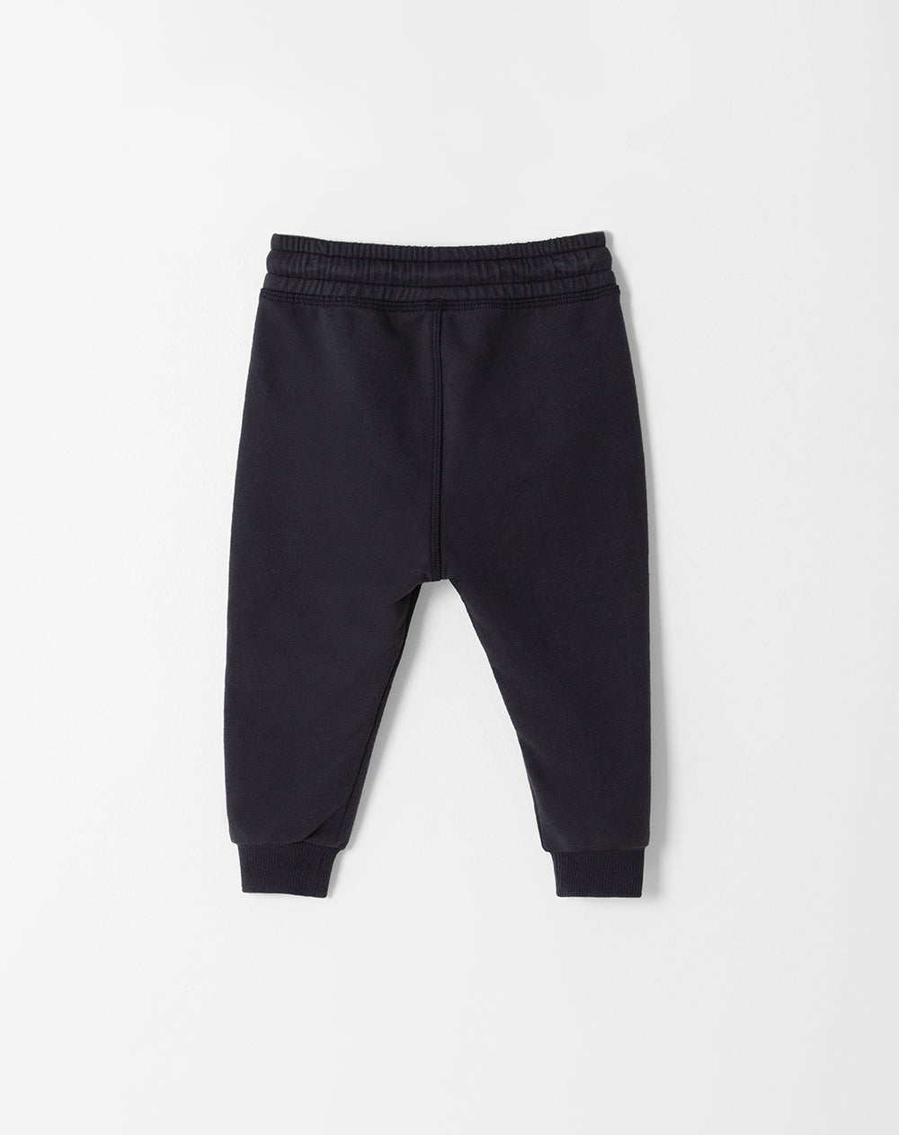 Jogger regular fit tiro medio azul