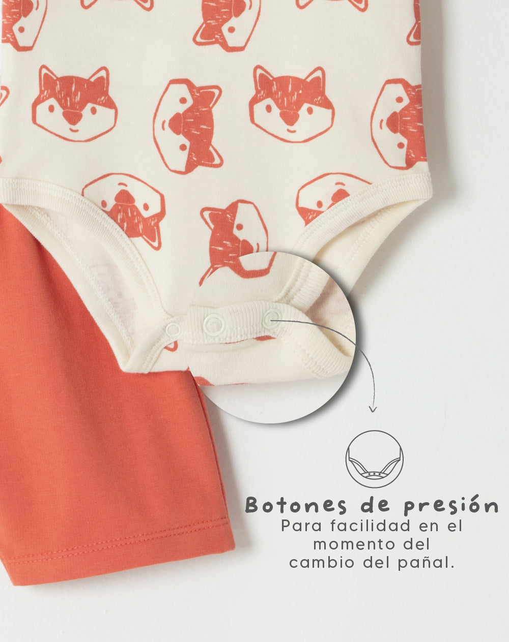 Conjunto pantalon corto camiseta naranja
