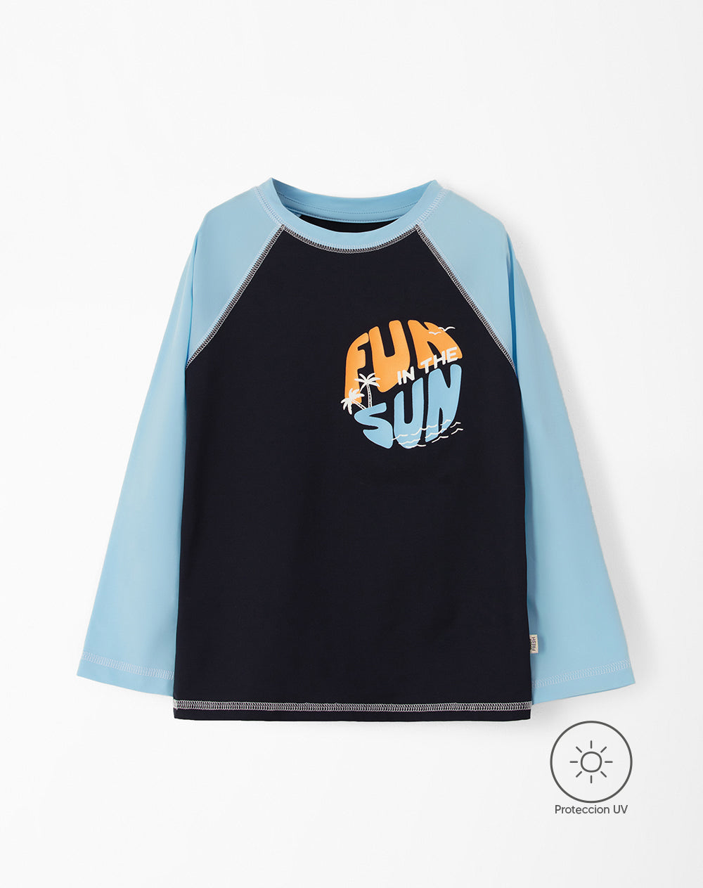 Camibuzo regular protección UV estampado niño