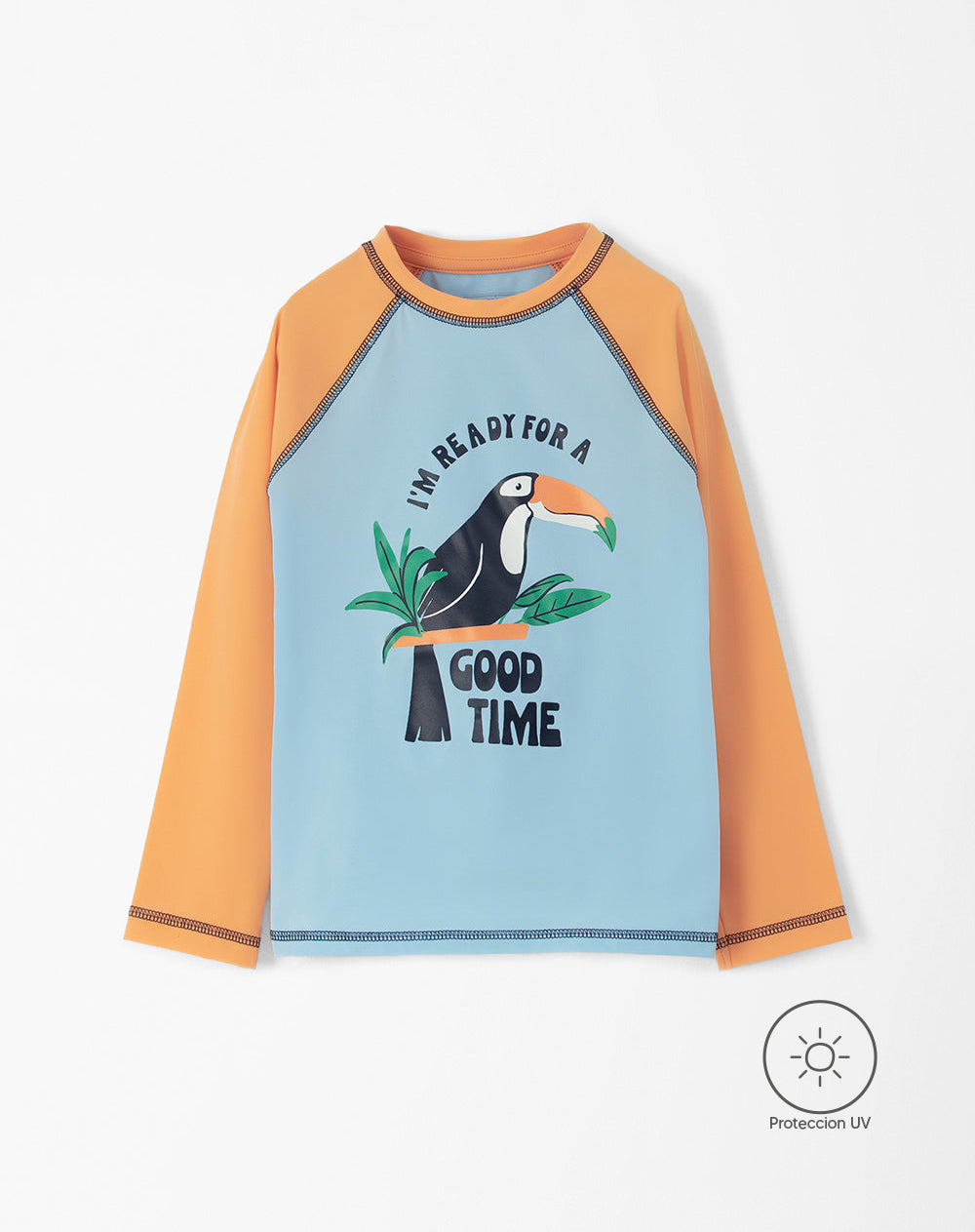 Camibuzo regular protección UV estampado niño