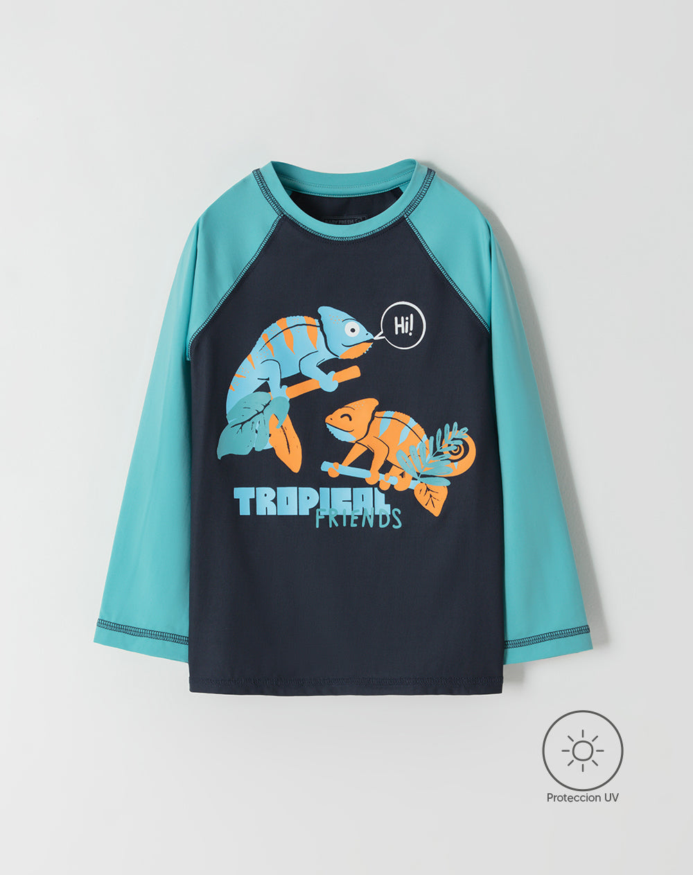Camibuzo regular protección UV estampado niño