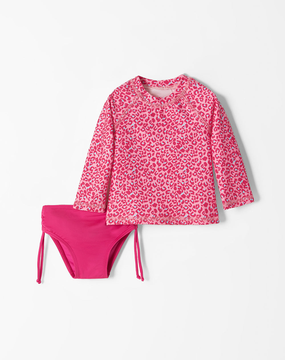 Vestido de baño rosado estampado