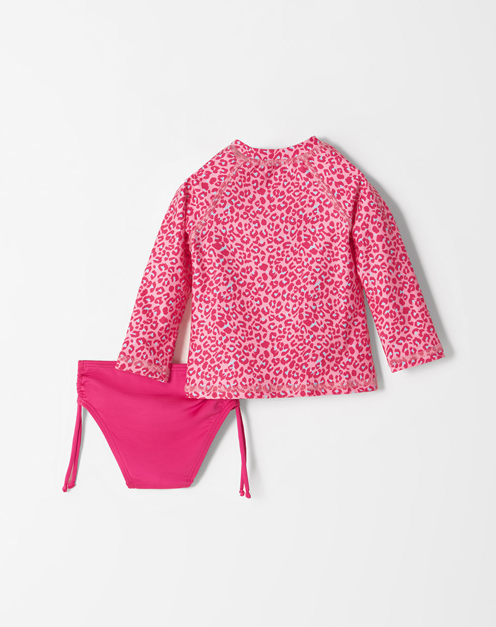 Vestido de baño rosado estampado