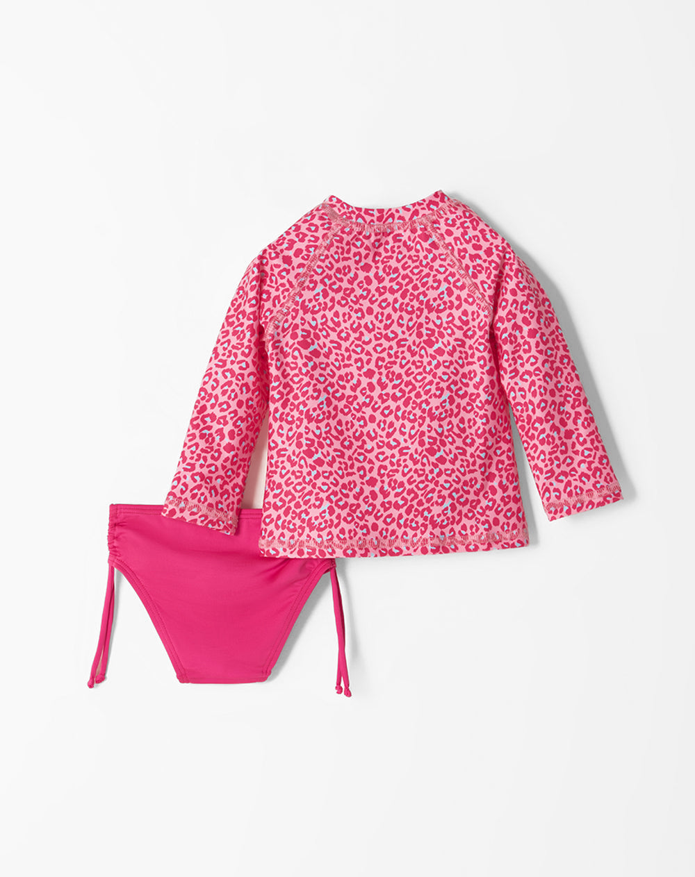 Vestido de baño rosado estampado