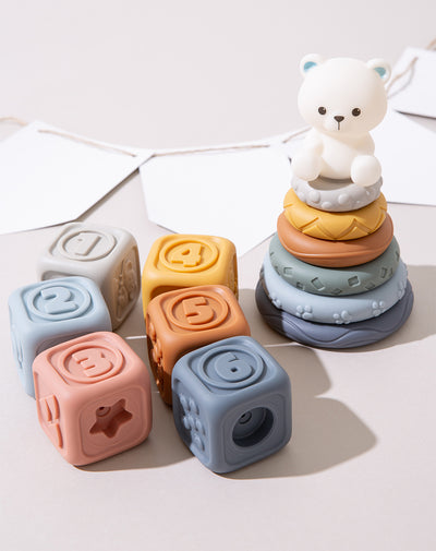 Set de juguetes sensoriales para bebé