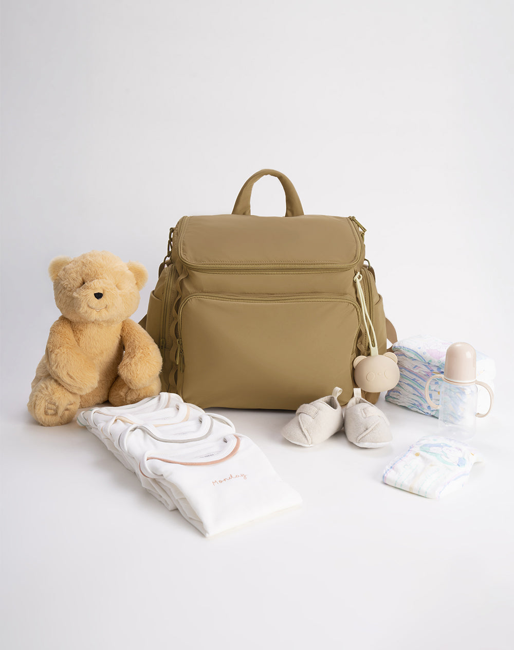 Pañalera con correas para coche