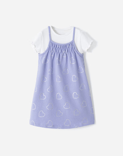 Conjunto camiseta + vestido niña