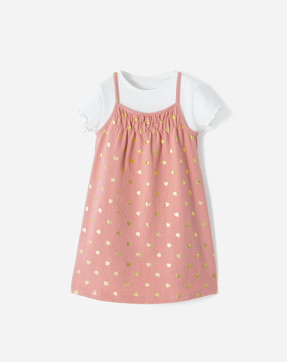 Conjunto camiseta + vestido  niña