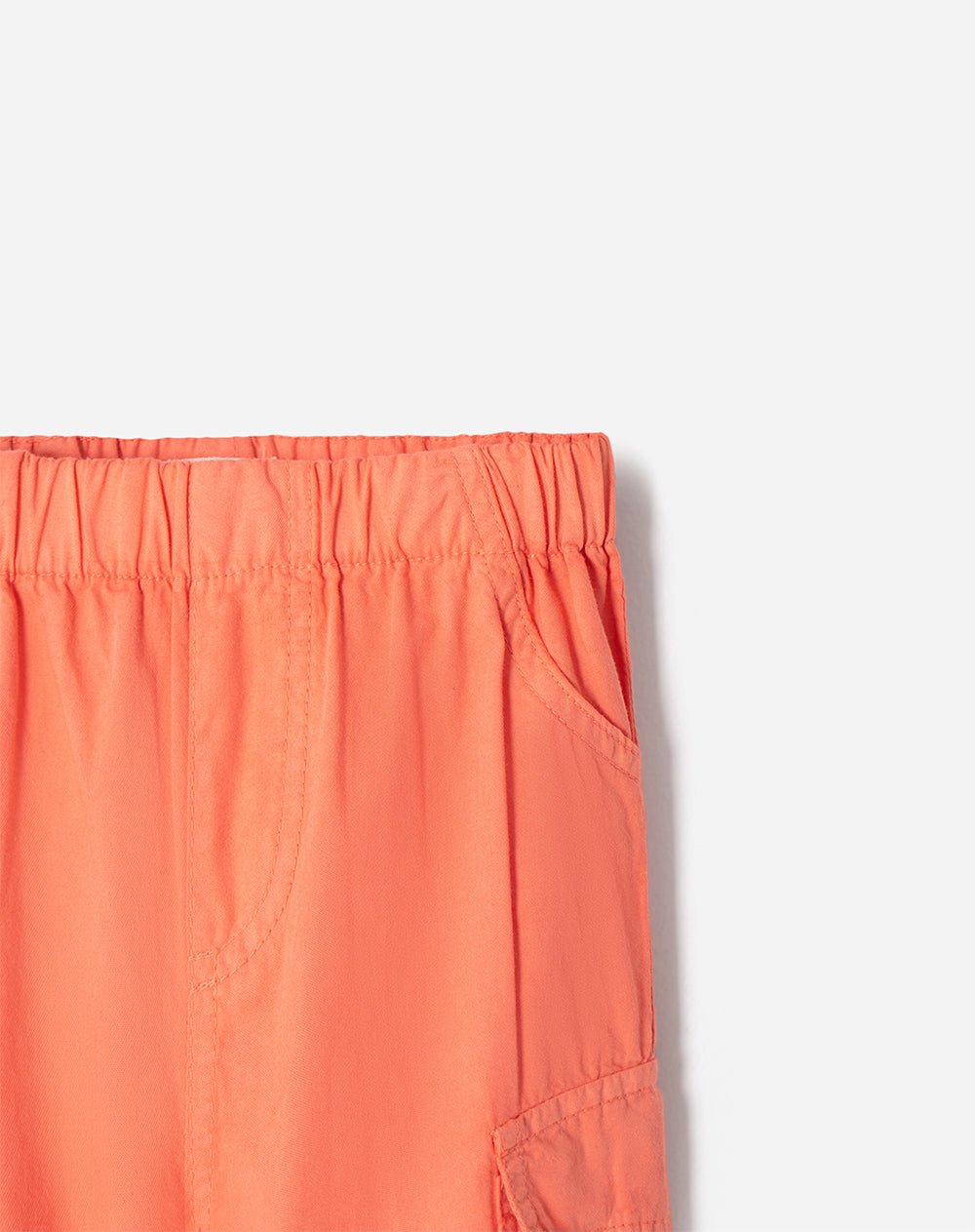 Pantalón cargo algodón coral niña