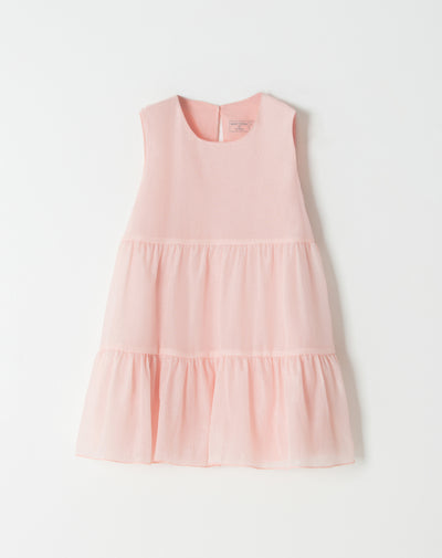 Vestido medio rosado