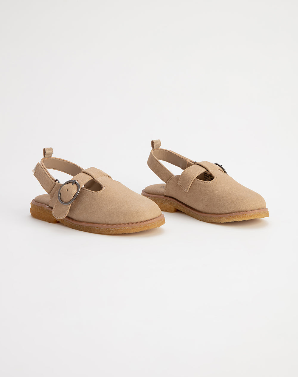 Zapatos pantufla beige