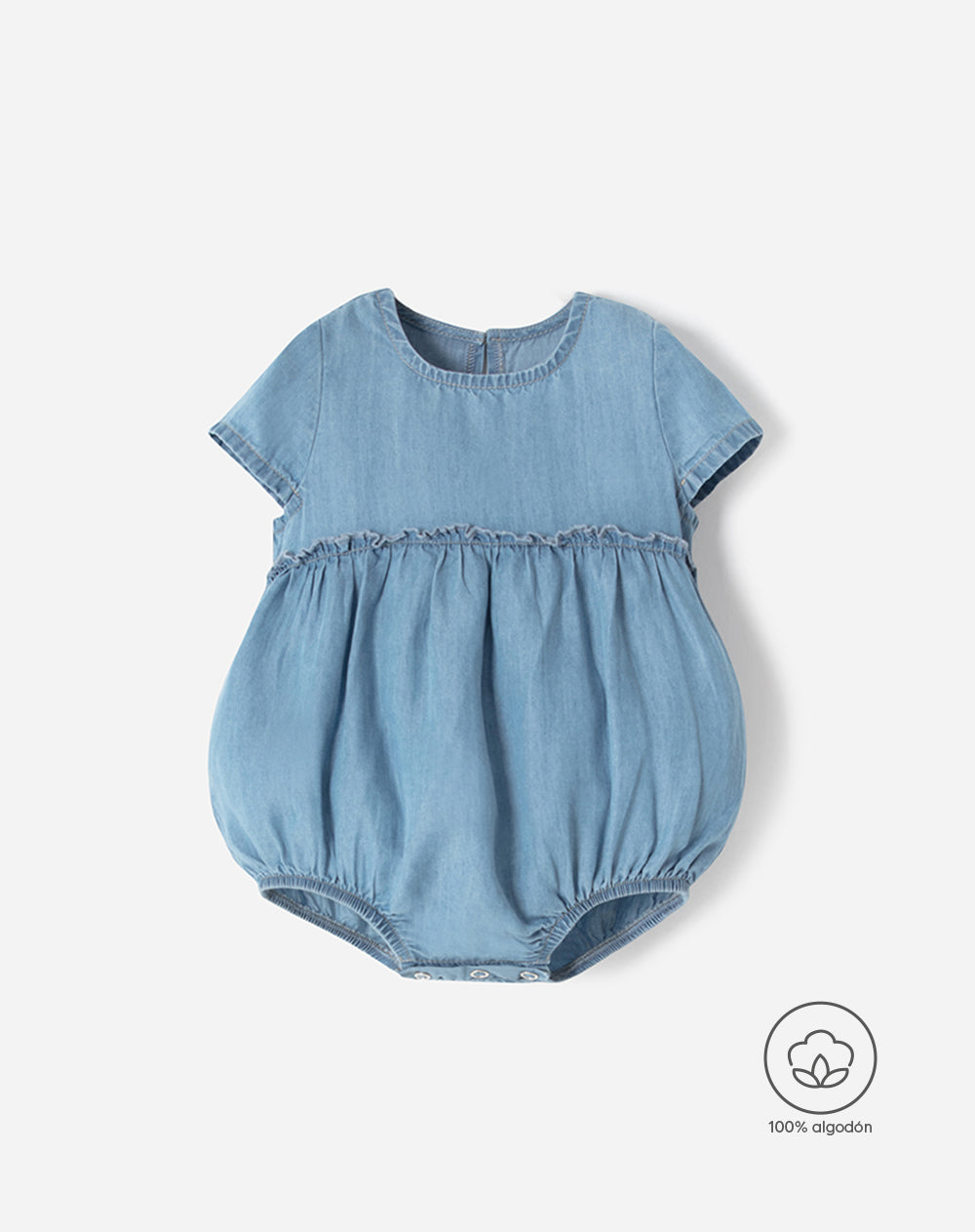 Enterizo regular fit indigo medio
