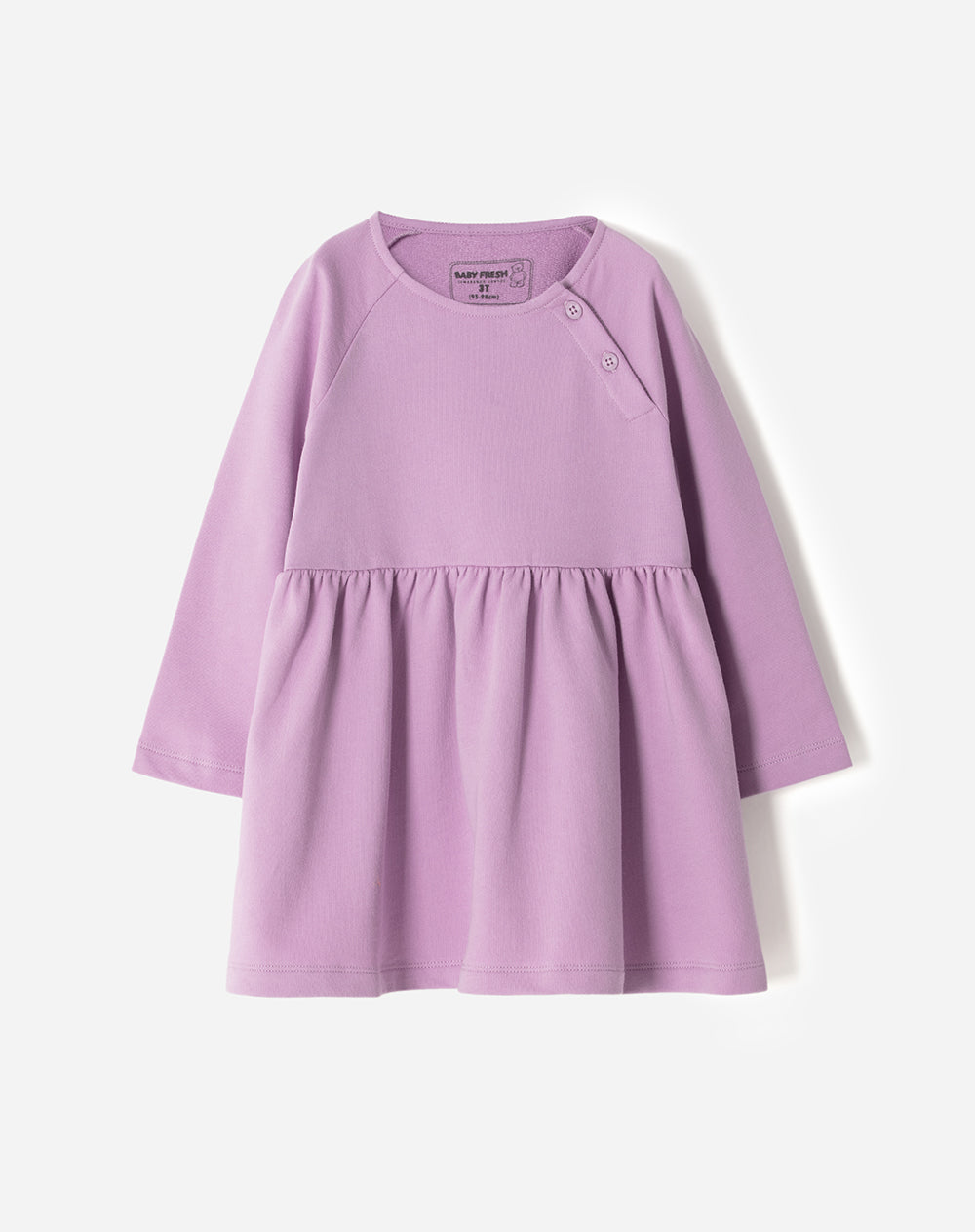 Vestido medio lila