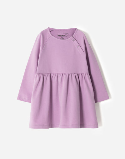 Vestido medio lila