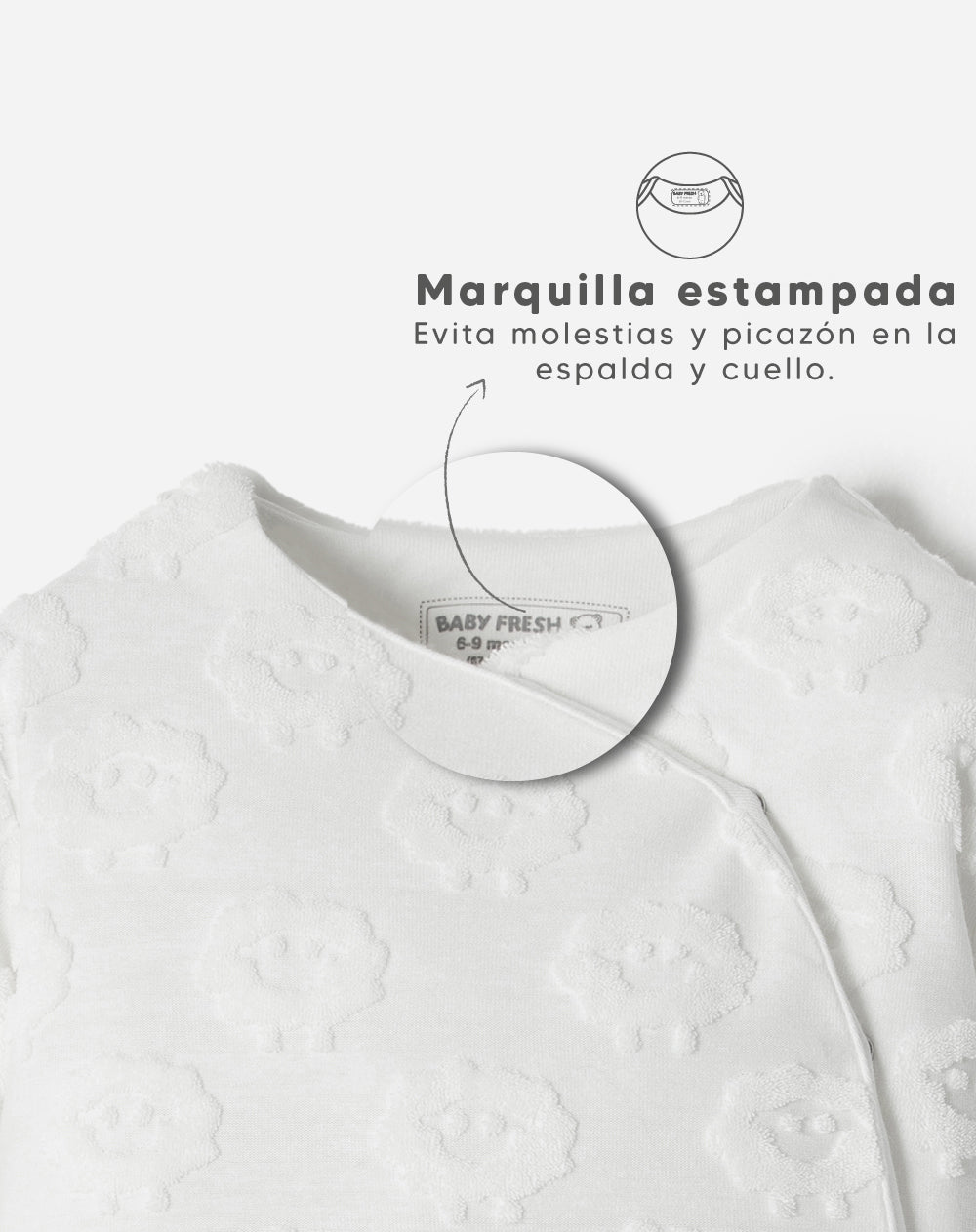 Enterizo regular fit blanco