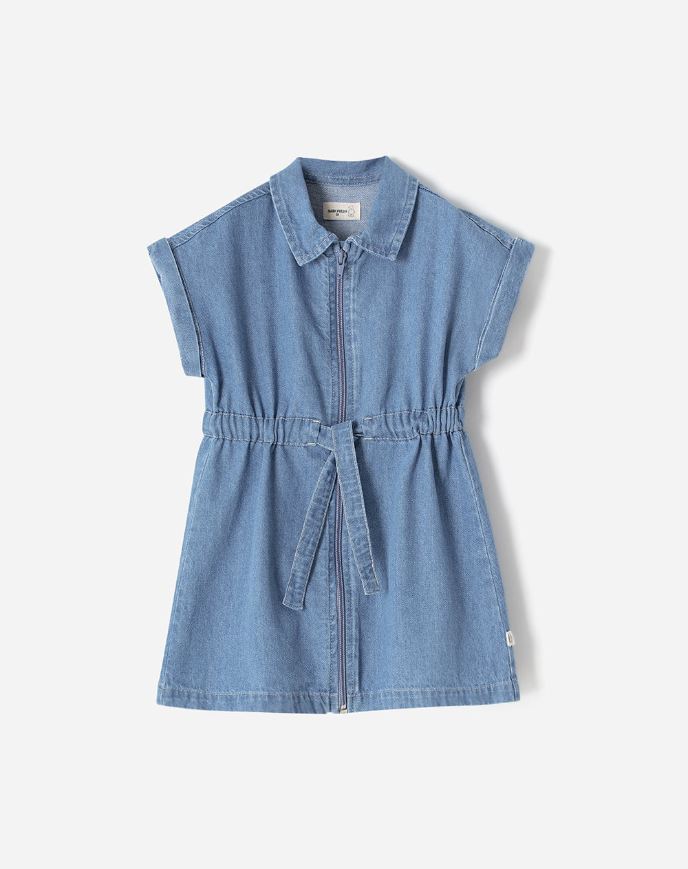 Vestido medio indigo