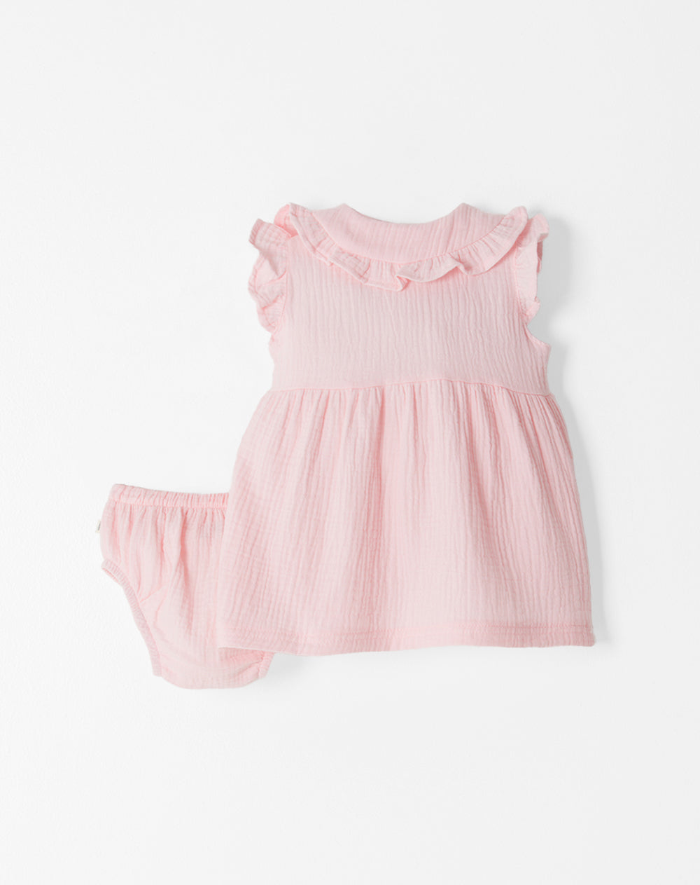 Vestido medio rosado