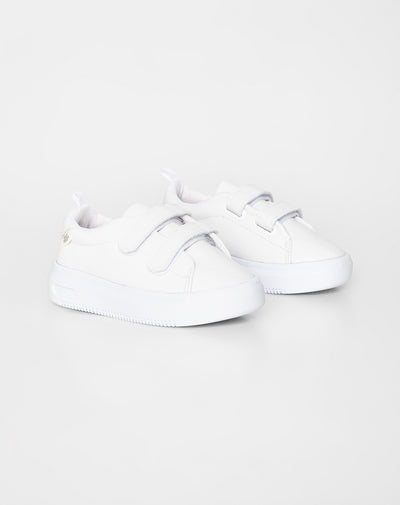 Tenis casuales blancos niña