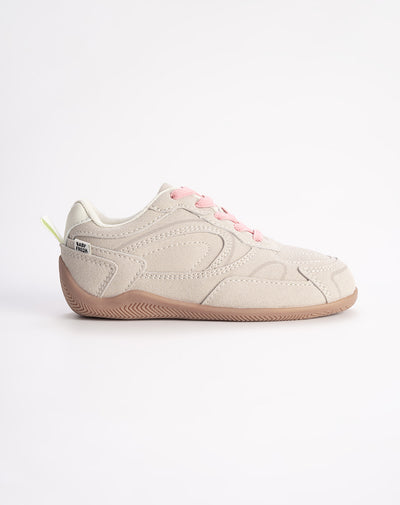 Tenis casuales beige niña