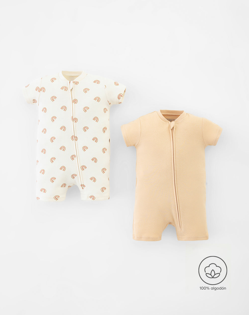 2 pijamas regular fit manga corta surtida