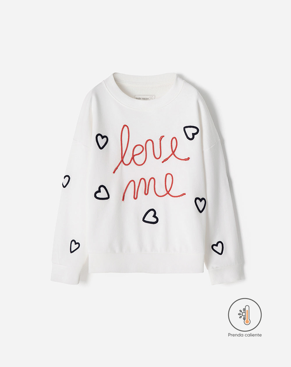 Buzo oversize estampado niña