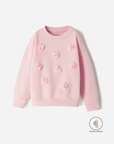 Buzo loose fit rosado