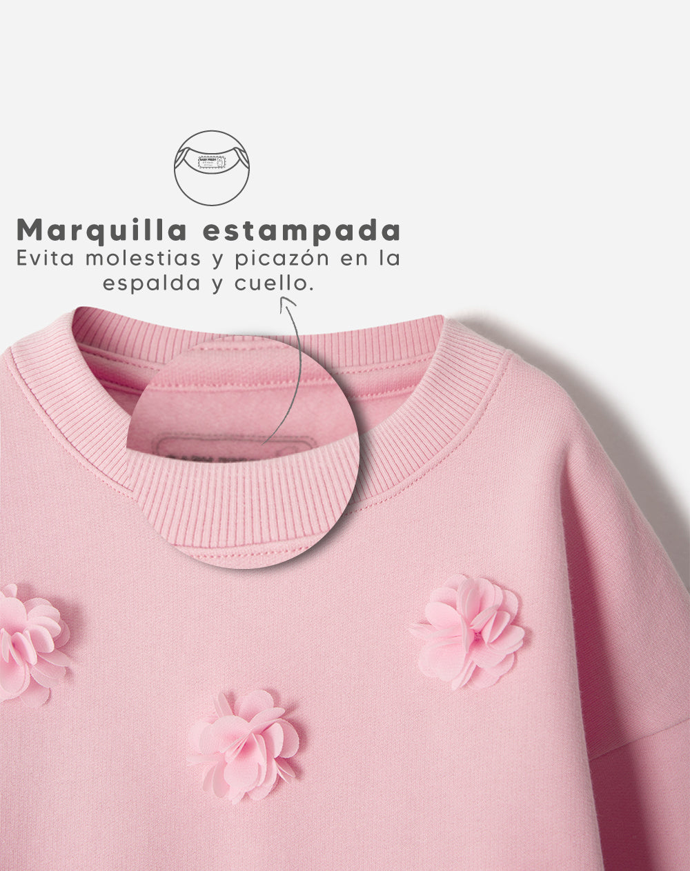 Buzo loose fit rosado