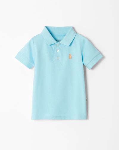 Polo regular fit azul
