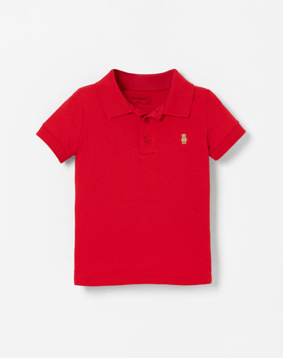 Polo regular fit roja