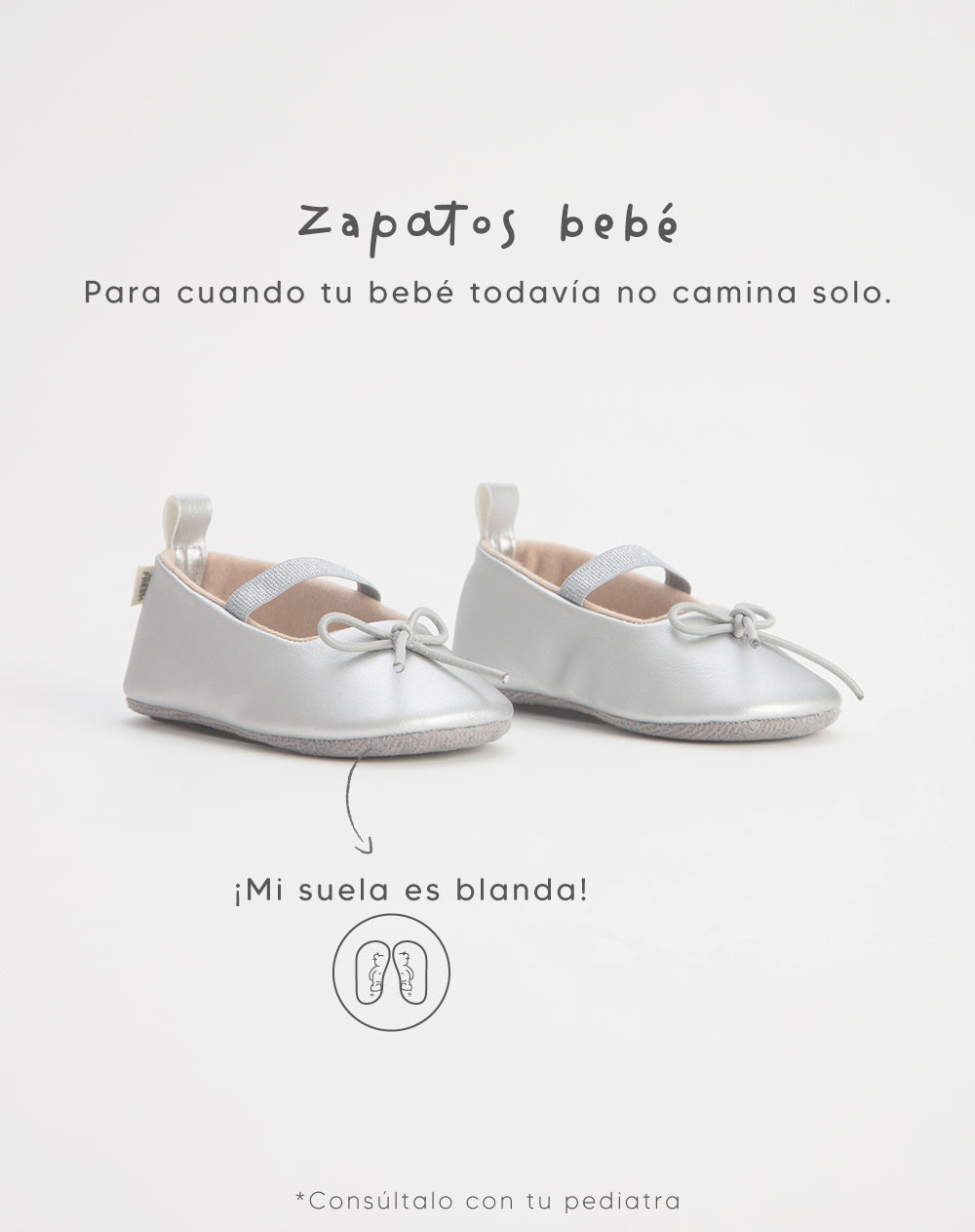 Baletas plateadas