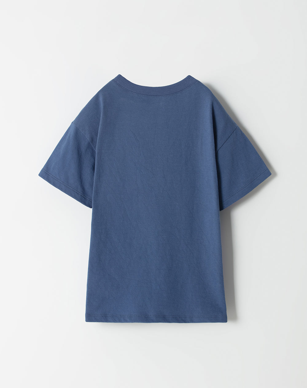 Camiseta oversized fit manga corta azul