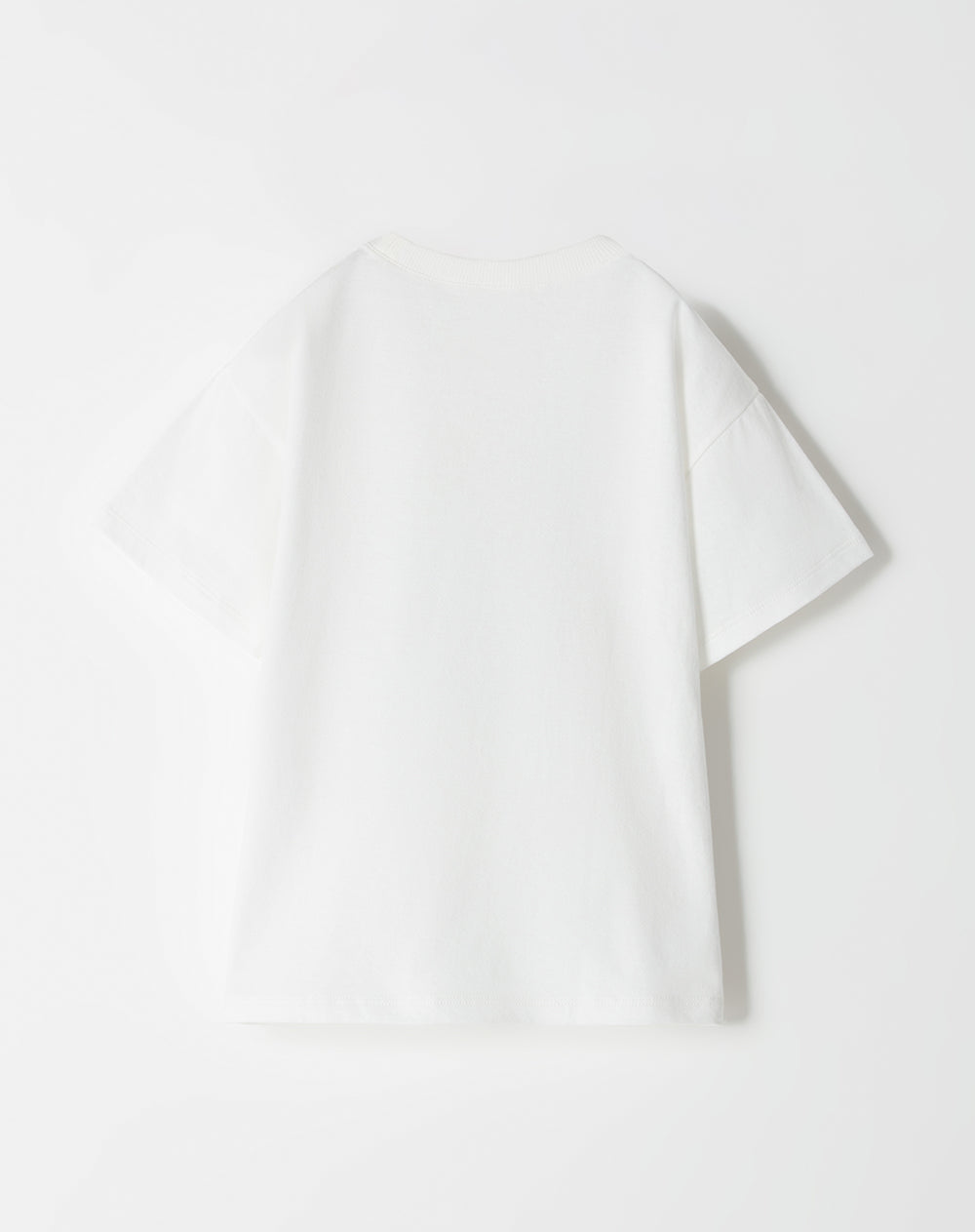 Camiseta oversized fit manga corta blanca