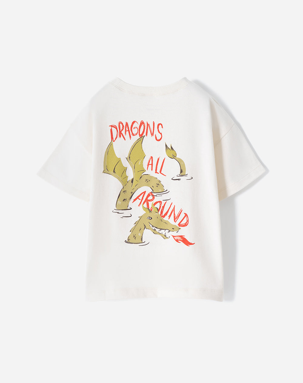 Camiseta oversize algodón estampada niño