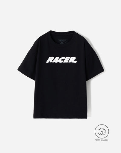 Camiseta oversize algodón estampada niño