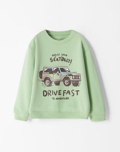Buzo regular fit verde
