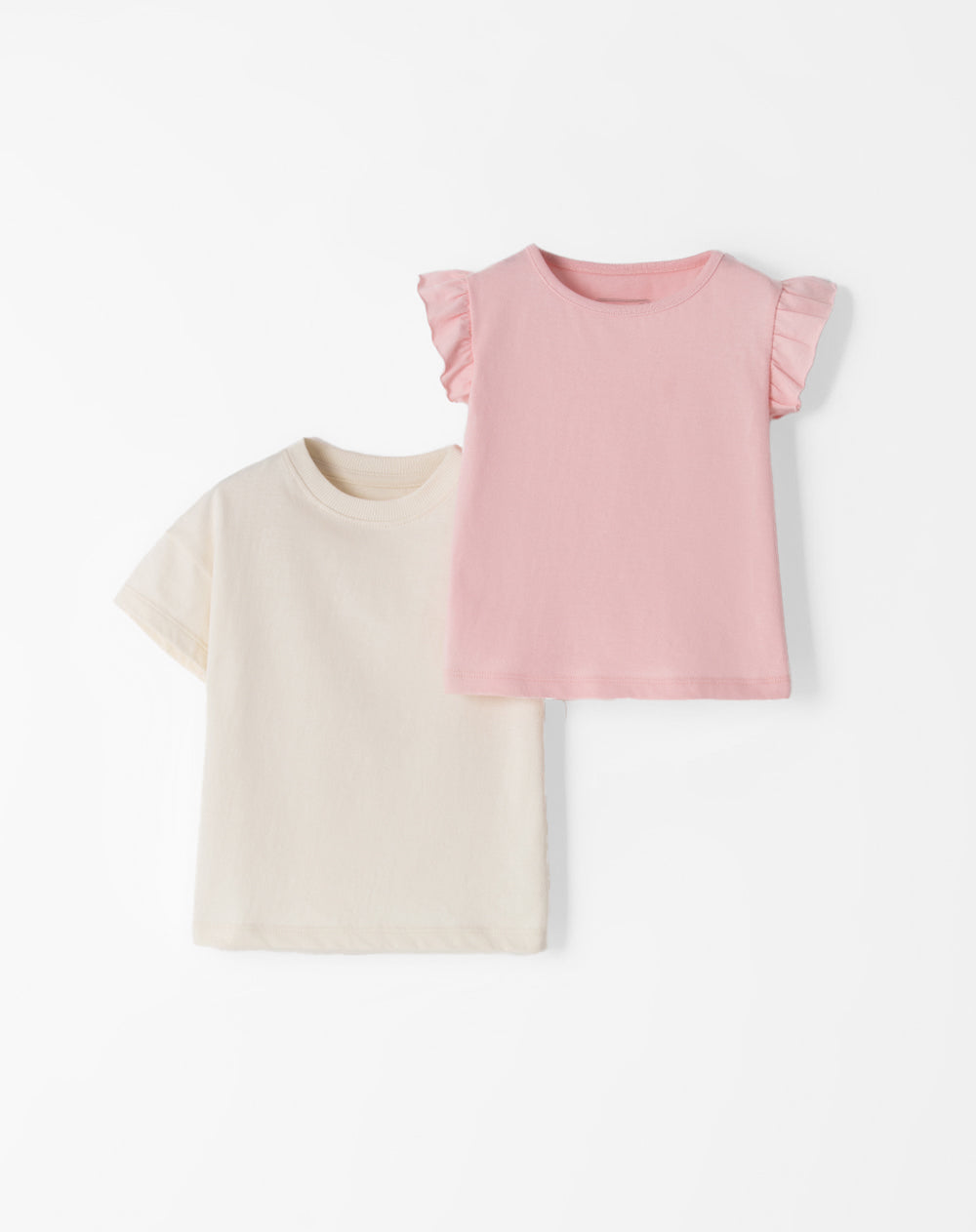2 camisetas regular fit manga corta surtida