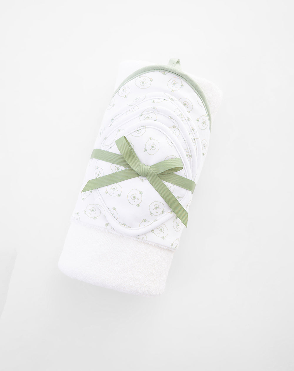 Toalla blanco estampado