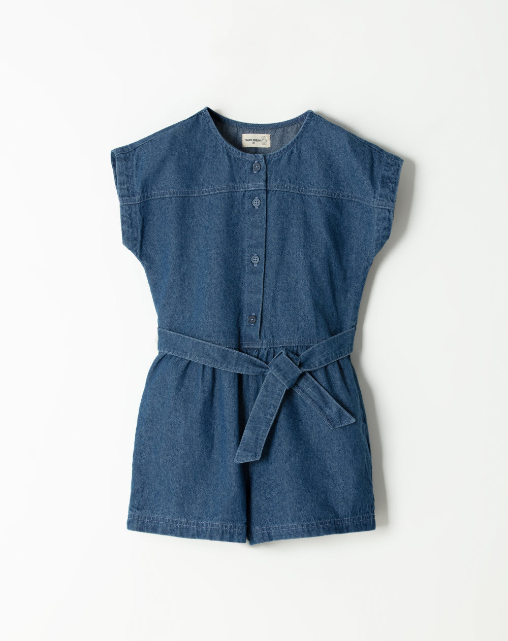 Enterizo regular fit azul indigo oscuro