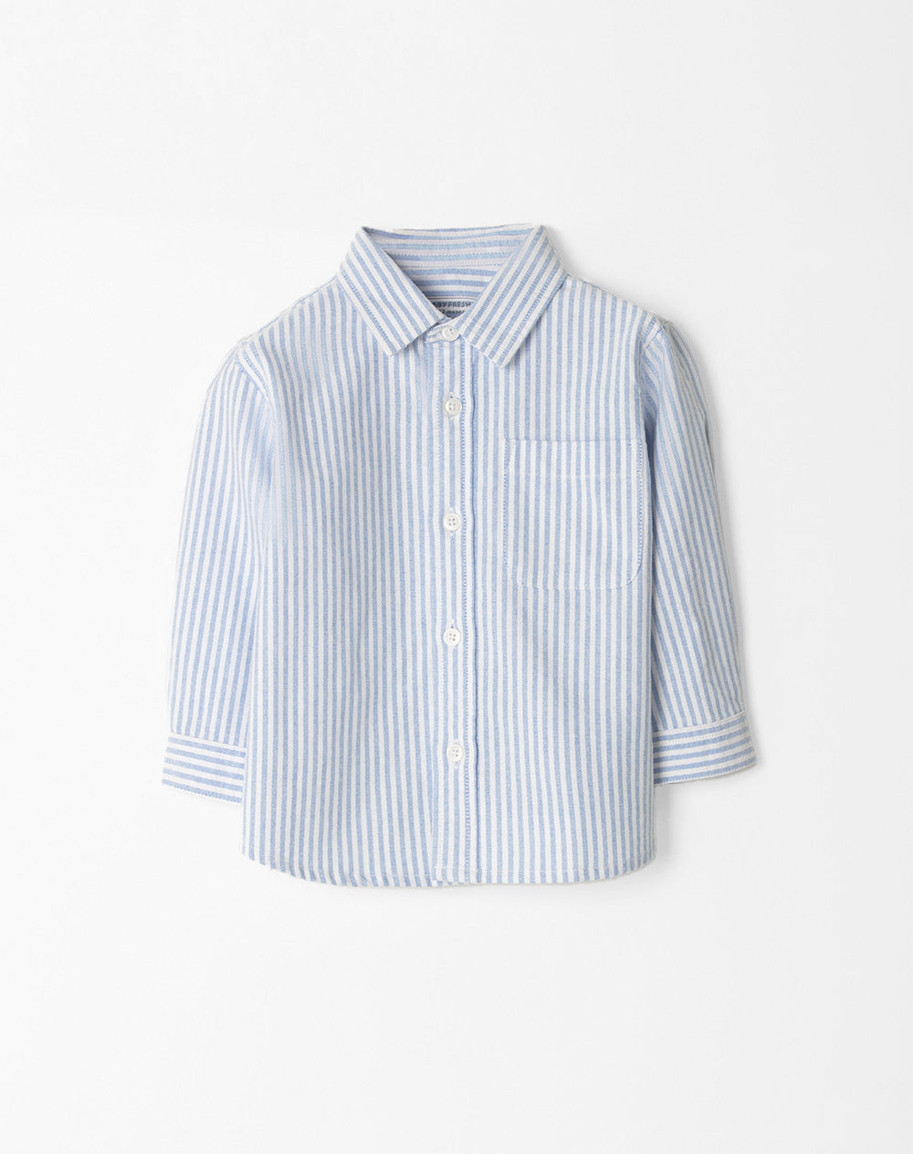 Camisa oversized fit manga larga rayas